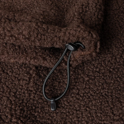 Dime Polar Fleece Sherpa Zip - Brown