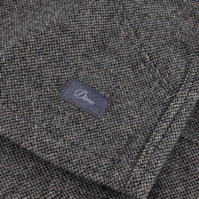 Dime Wool Overshirt - Silver