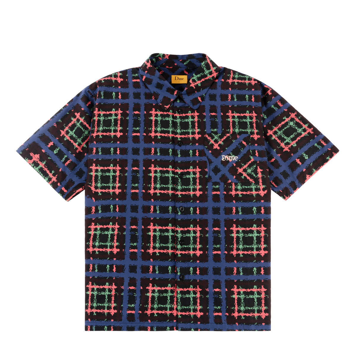 Dime Resort Plaid Shirt - Midnight Multi