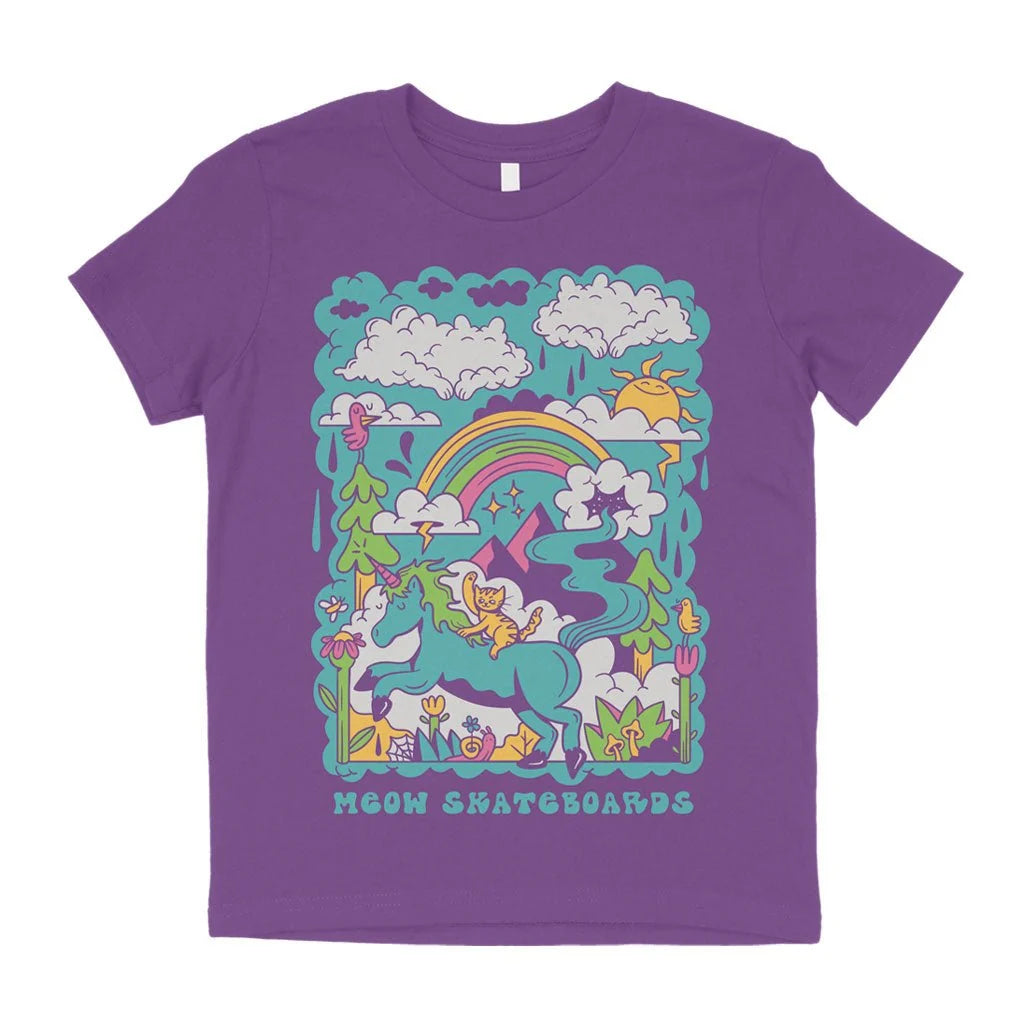Meow Dream YOUTH T-Shirt - Royal Purple