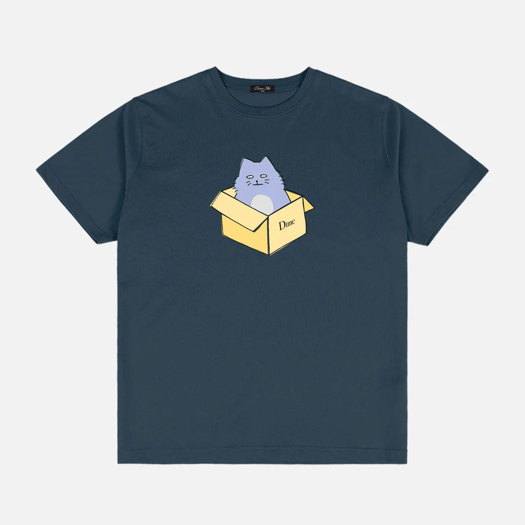 Dime 'Box Logo' Tee - Navy