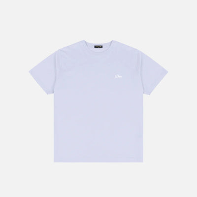 Dime Cursive Small Logo T-Shirt - Gray Lavender