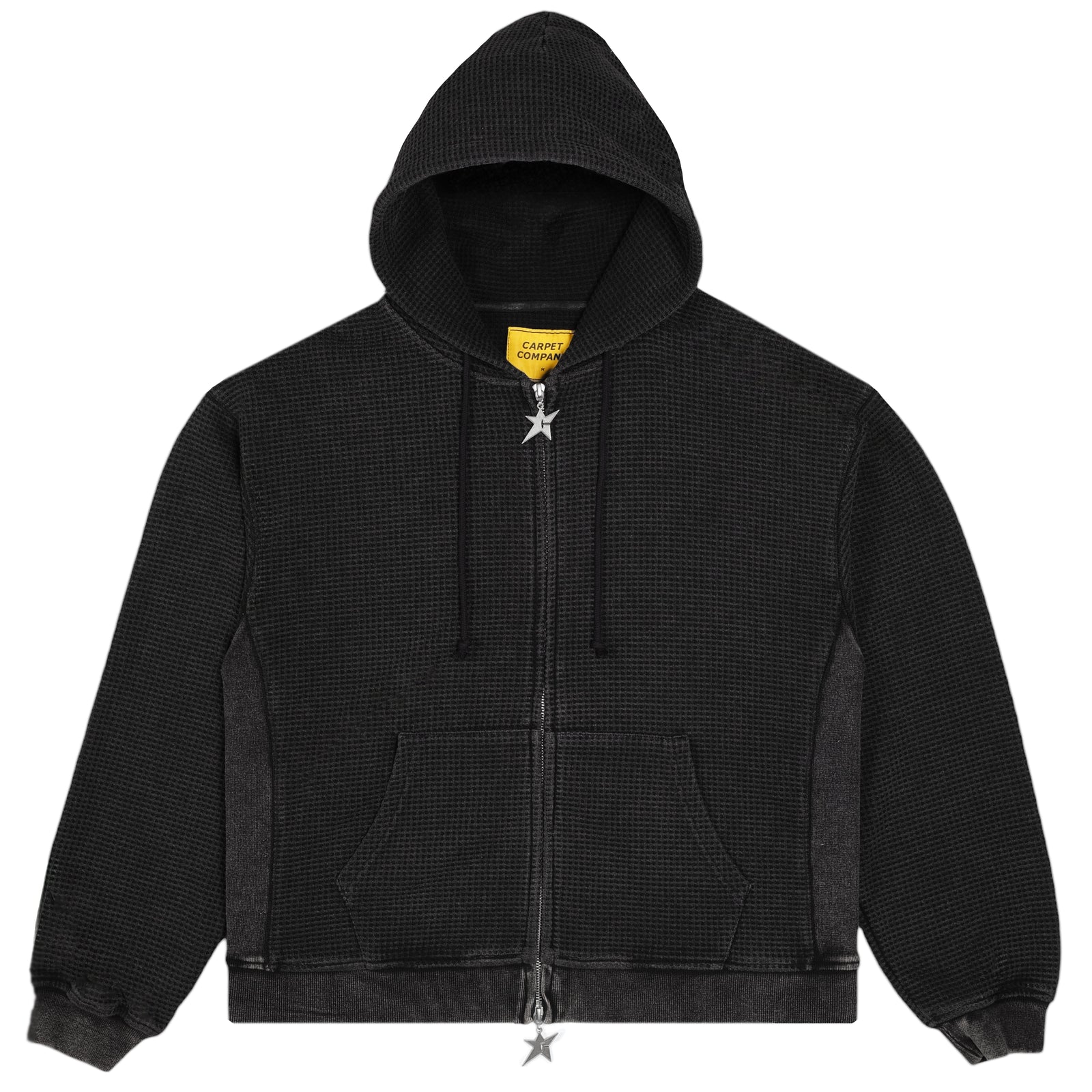 Carpet C-Star Double Zip Thermal Hoodie - Black