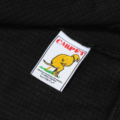 Carpet C-Star Double Zip Thermal Hoodie - Black