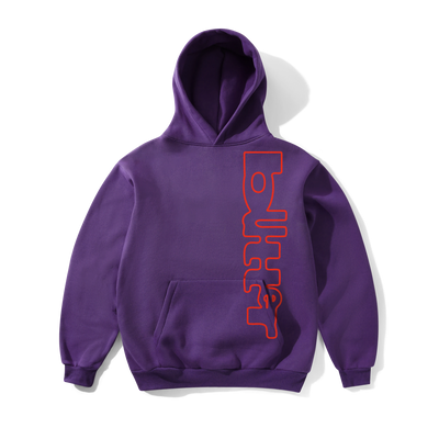 Butter Goods Warped Pullover Hood - Purple