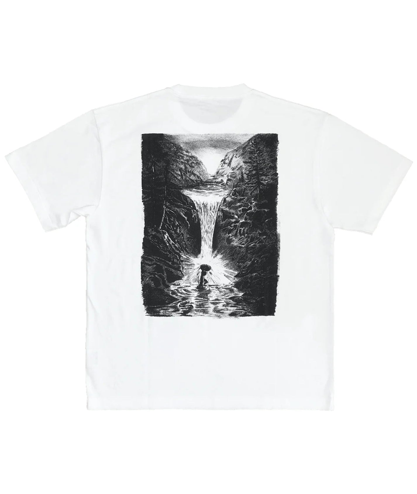 Dancer Waterfall Tee - White