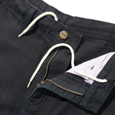 Butter Goods Work Pants - Washed Black
