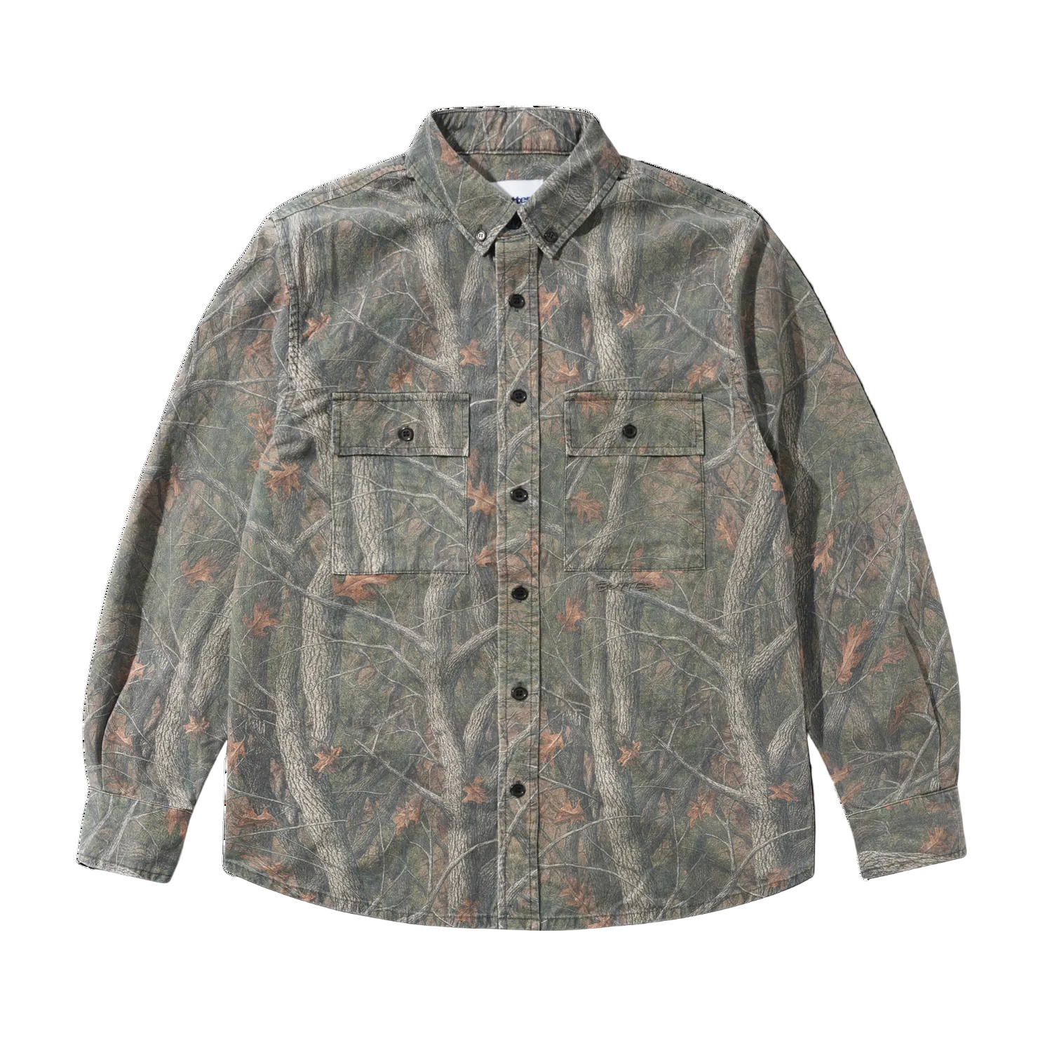 Butter Goods Yard Shirt - Forest Camo