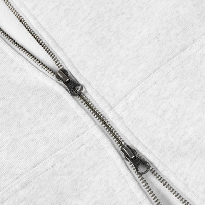 Dime Classic Small Logo Zip Hoodie - Ash