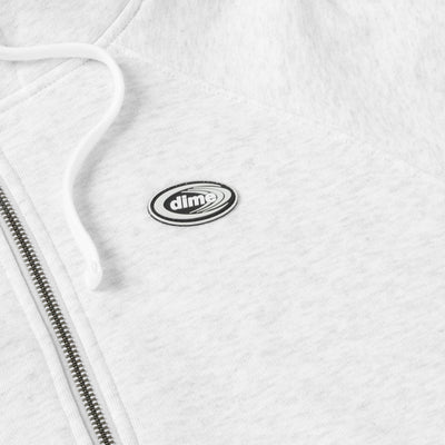Dime Marathon Zip Hoodie - Ash