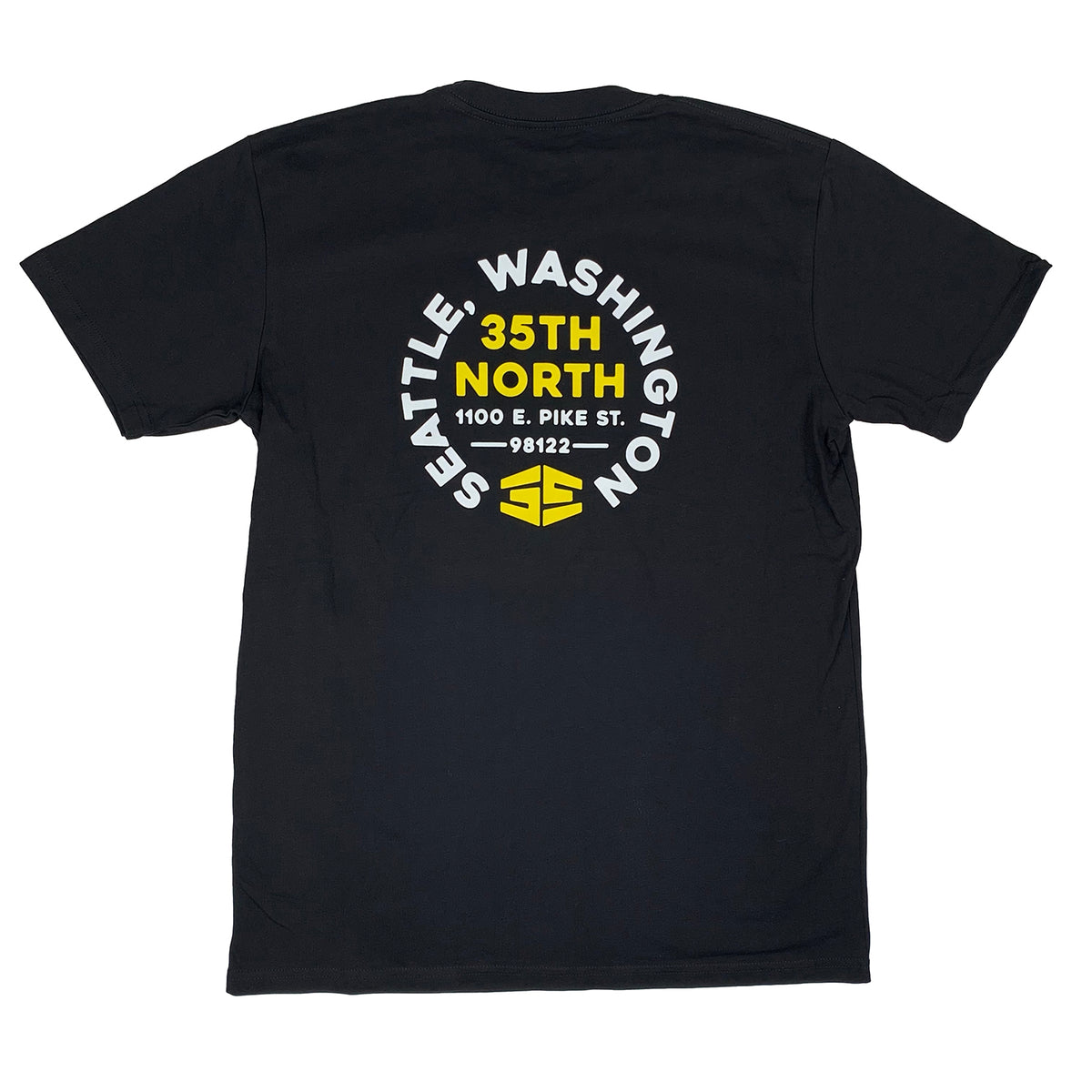 35th North Circle Logo T-Shirt -Black