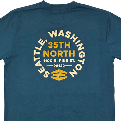 35th North Addy T-Shirt - Cobalt Blue