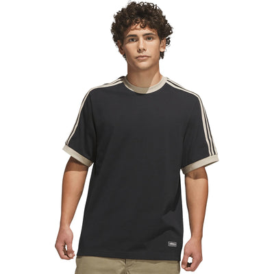 Adidas FSBS Ringer Tee - Black/Khaki