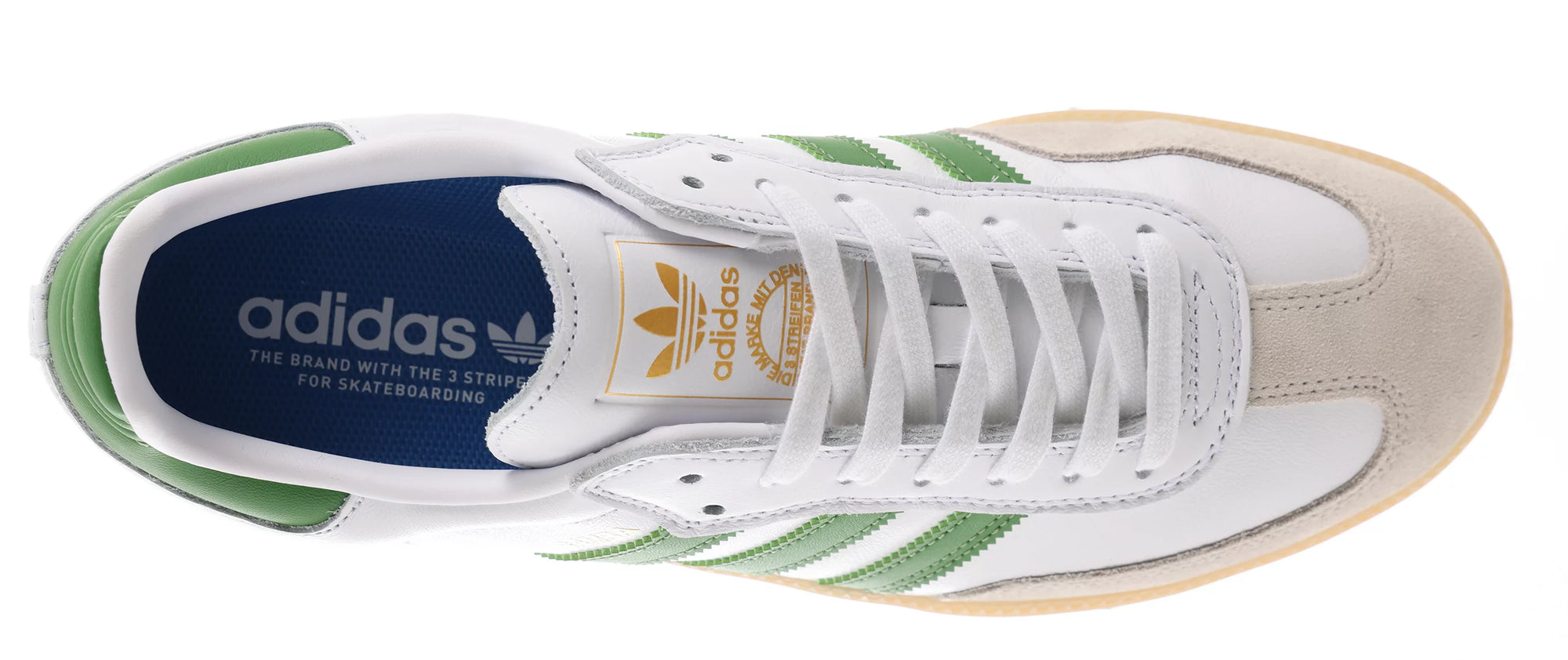 Adidas Samba ADV - White / Crew Green/ Light Gum | 35th North Adidas Samba ADV - White / Crew Green/ Light Gum | 35th North