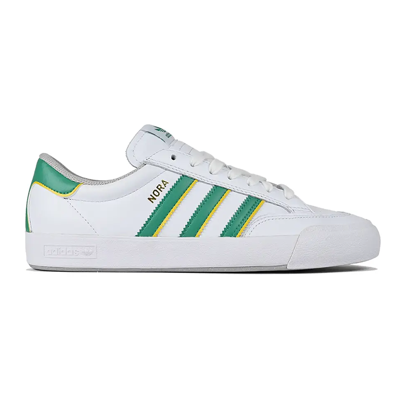 Adidas Nora Pro Model -  White / Court Green / Yellow