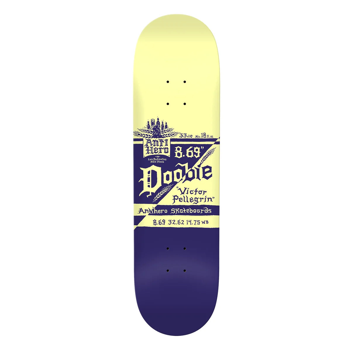 Antihero Doobie Mas Refrescos Deck - 8.69