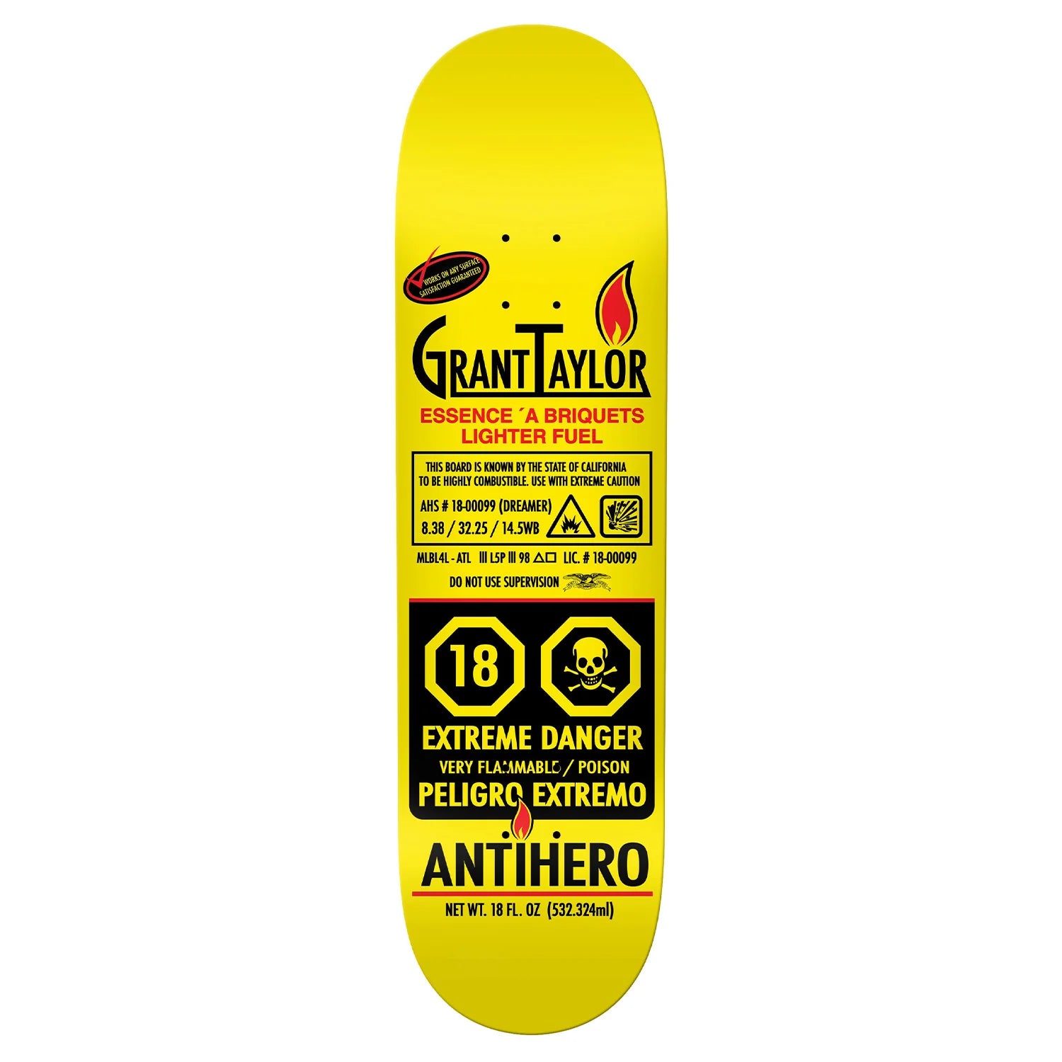 Antihero Taylor Fueled Up Deck 8.38