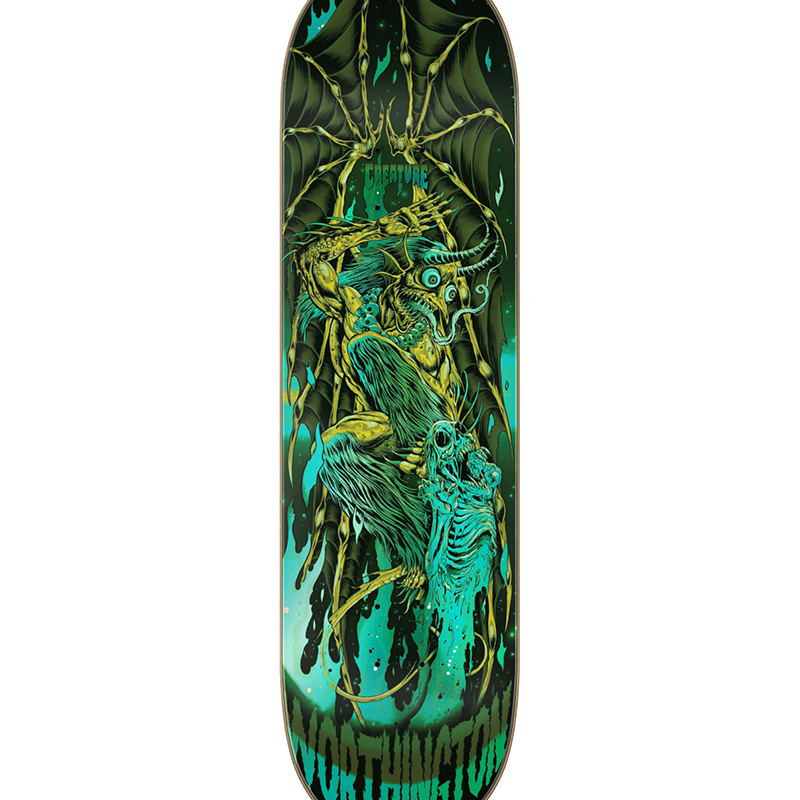 Creature Worthington Skullburn VX Skateboard Deck size 8.5