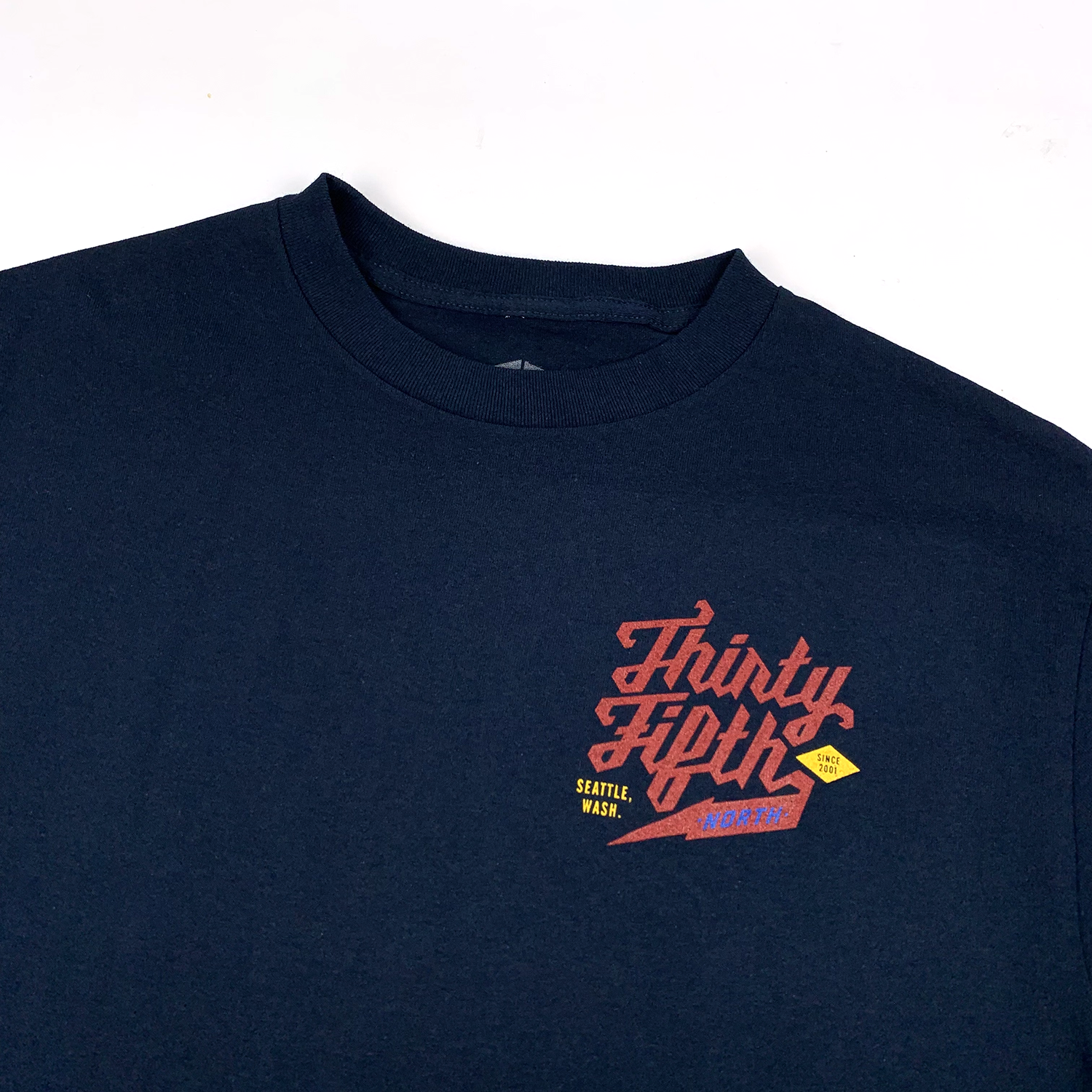 35th North Barr Logo T-Shirt - Navy