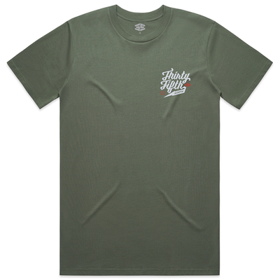 35th North Barr Logo T-Shirt - Cypress