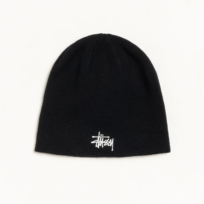 Stussy Basic Skullcap Beanie -  Black