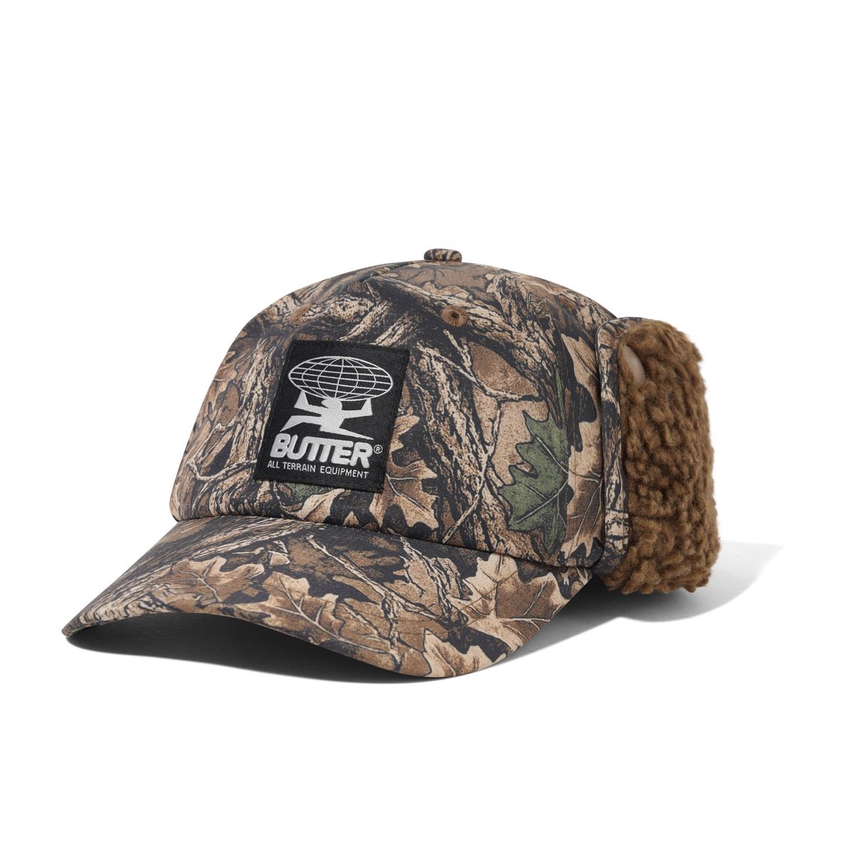 Butter Goods All Terrain 5 Panel Cap - Forest Camo