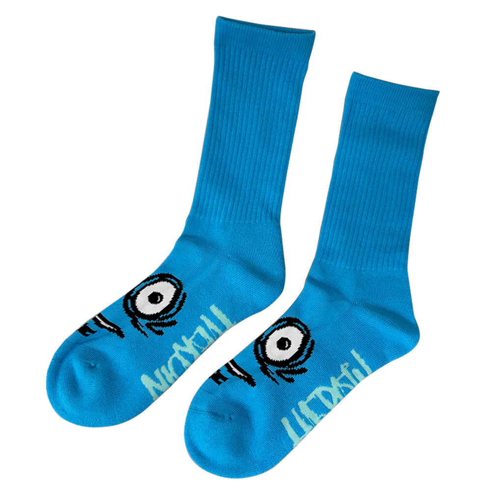 Heroin Big Egg Socks - Cyan