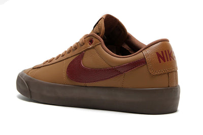 Nike SB Blazer Low Pro GT - LT British Tan / Dark Team Red