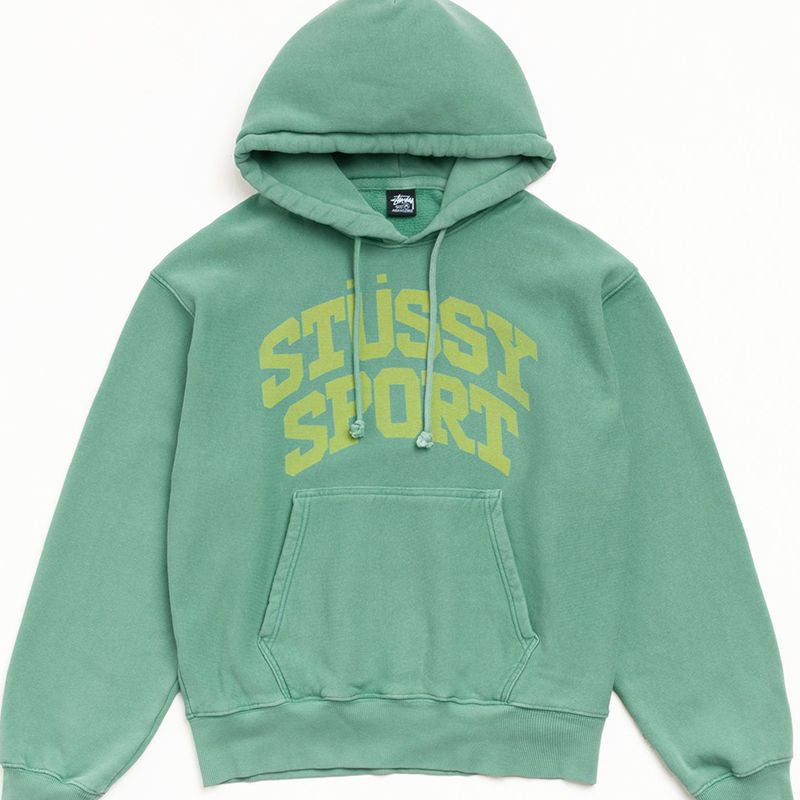 Stussy Block Sport Gar. Dyed Hood - Arctic