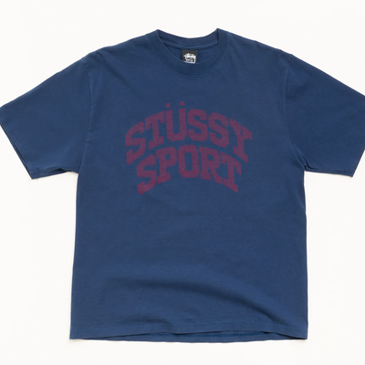 Stussy Block Sport Tee - Navy