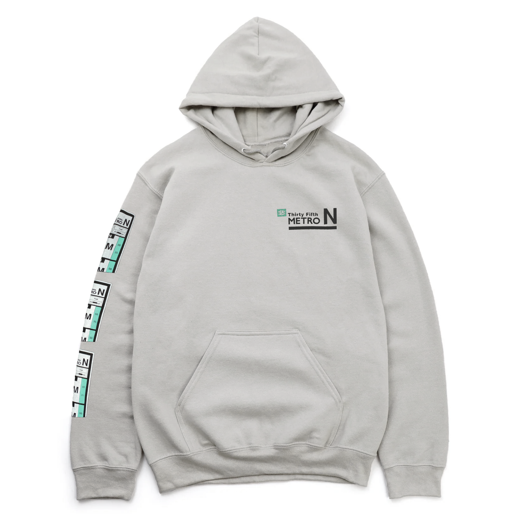 35th North 'Metro' Hoodie - Smoke Grey
