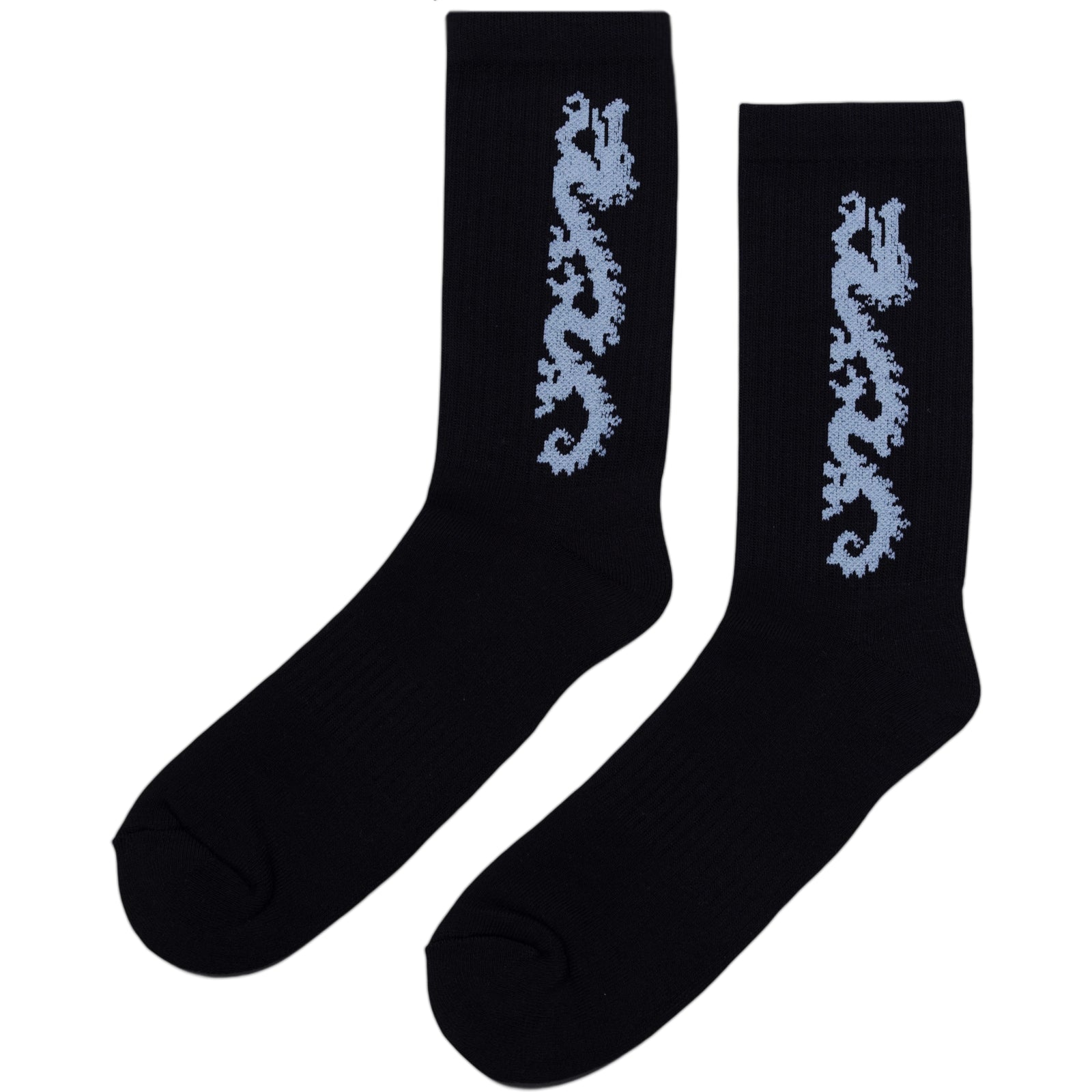 Carpet Dragon Socks - Black