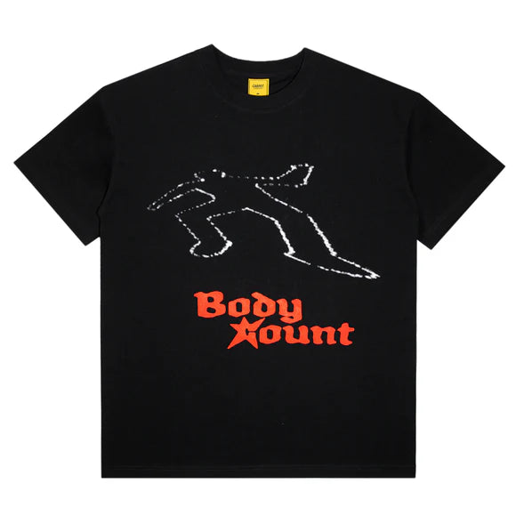 Carpet Body Count Chalk Outline Tee - Black