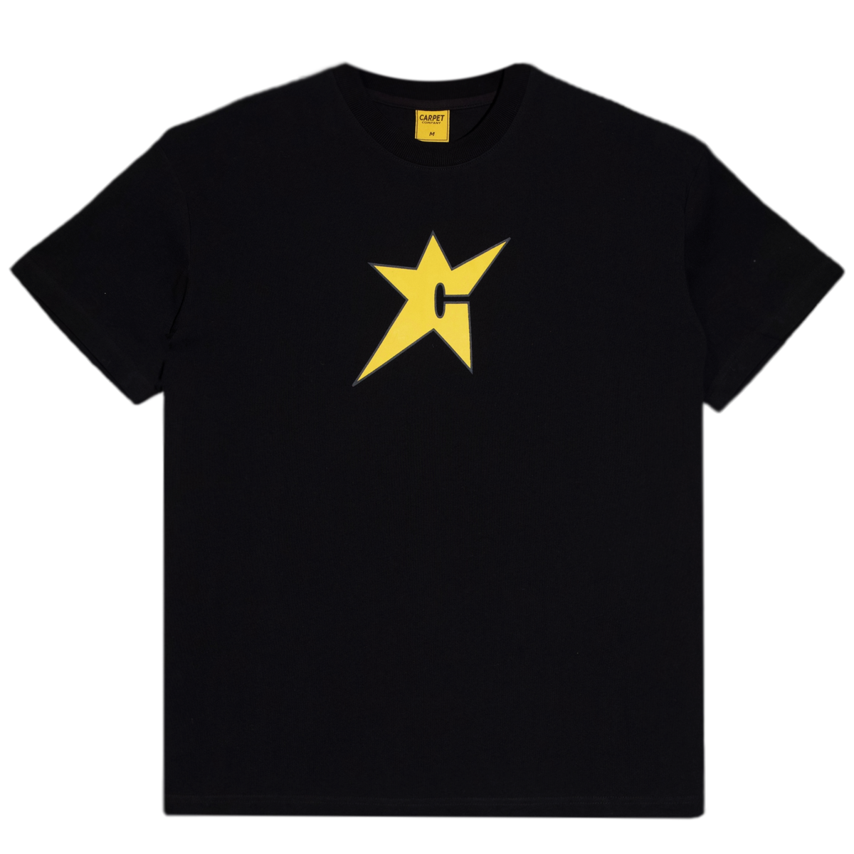 Carpet C-Star Tee - Black and Yellow