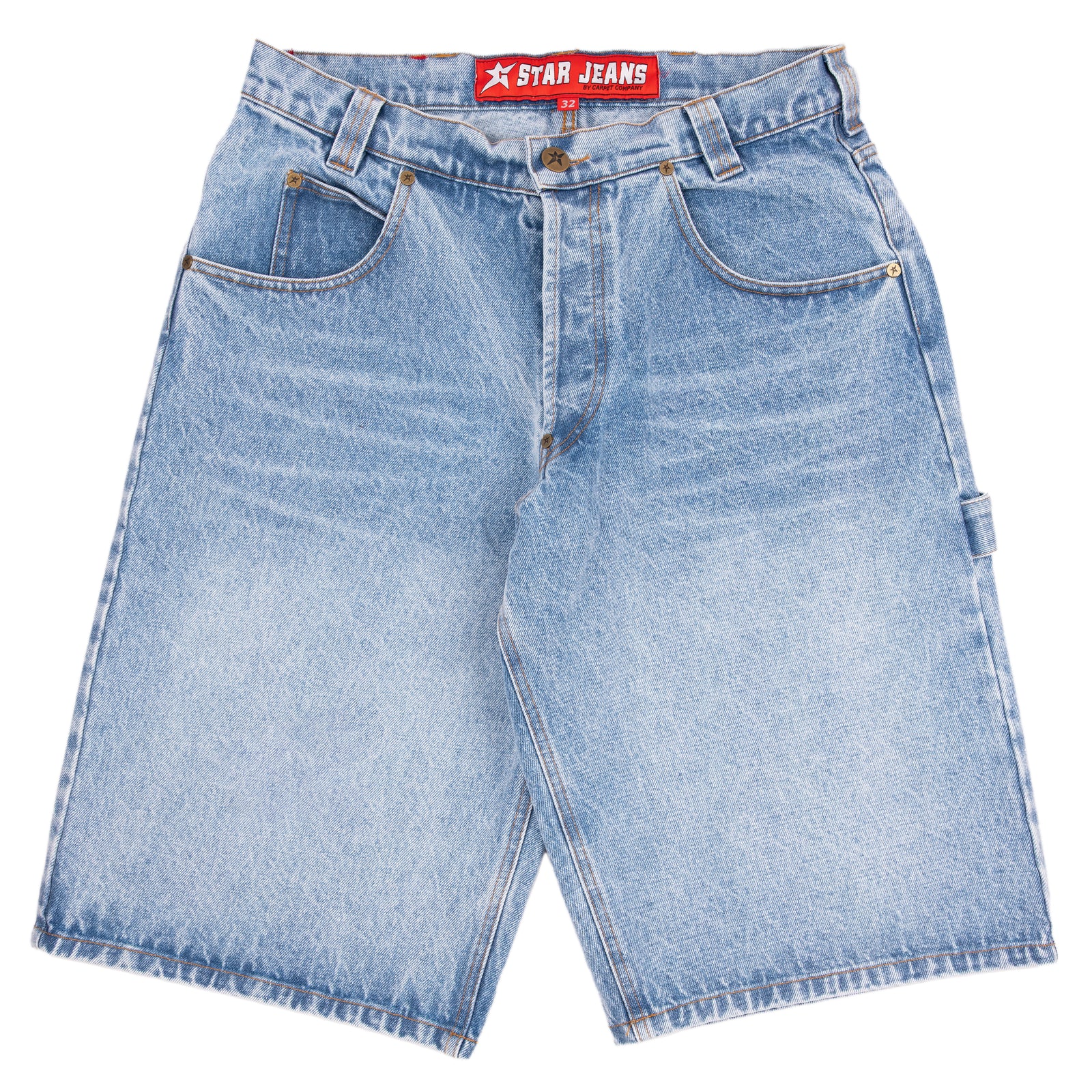Carpet C-Star Washed Denim Shorts