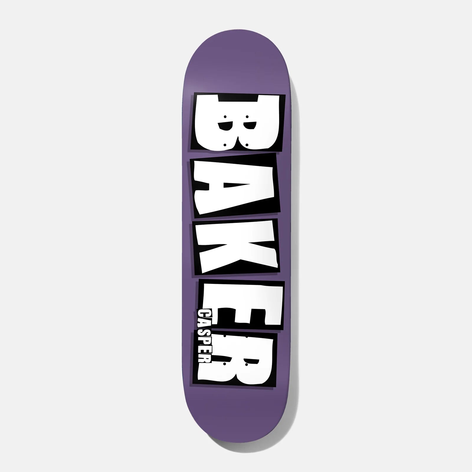Baker Casper Brooker Logo DIPPED Skateboard Deck (Purple) - 8.0