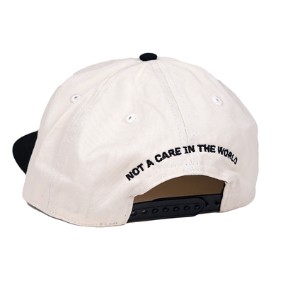 35th North 'Not A Care In The World' Snapback Hat - Cream / Black