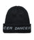 Dancer Oblique Beanie - Black