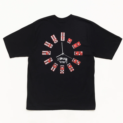 Stussy Dice Clock Tee - Black