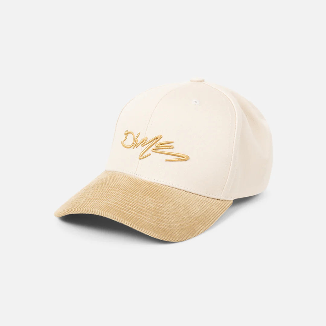 Dime Scribble Full Fit Cap - Cream