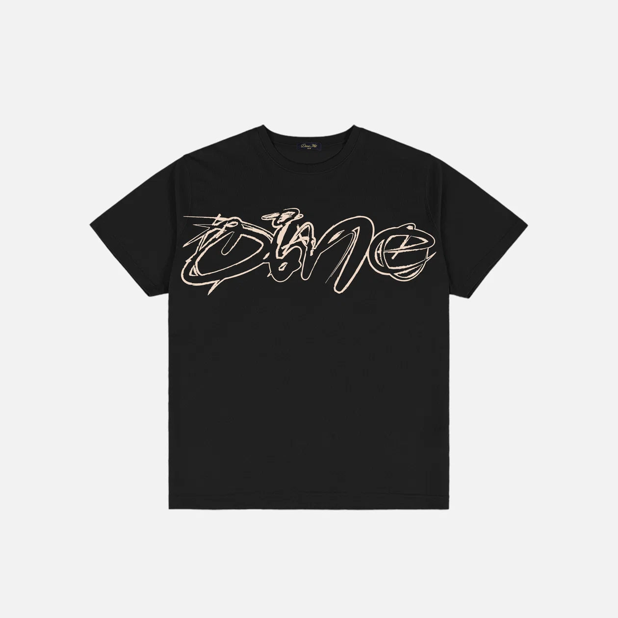 Dime 'Fine Lines' T-Shirt - Black