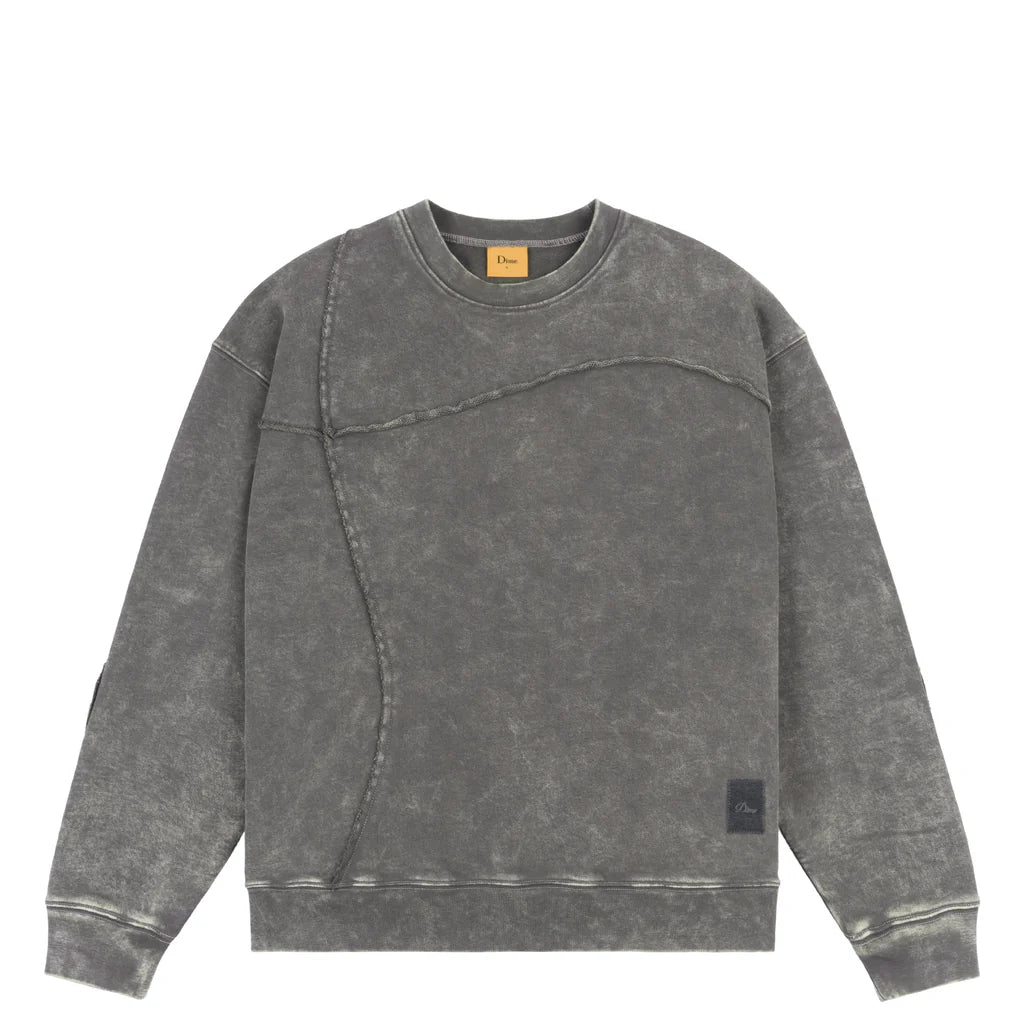 Dime Reverse Stitch Crewneck - Charcoal