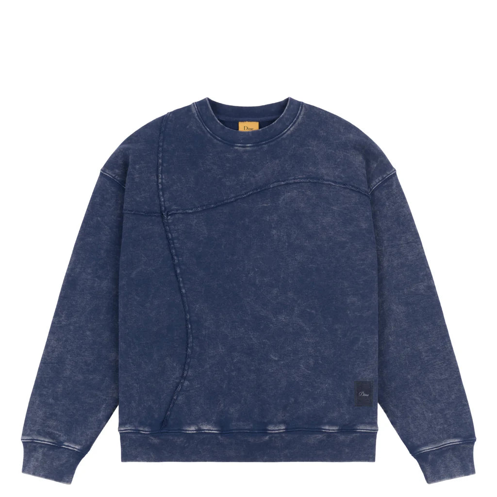 Dime Reverse Stitch Crewneck - Navy