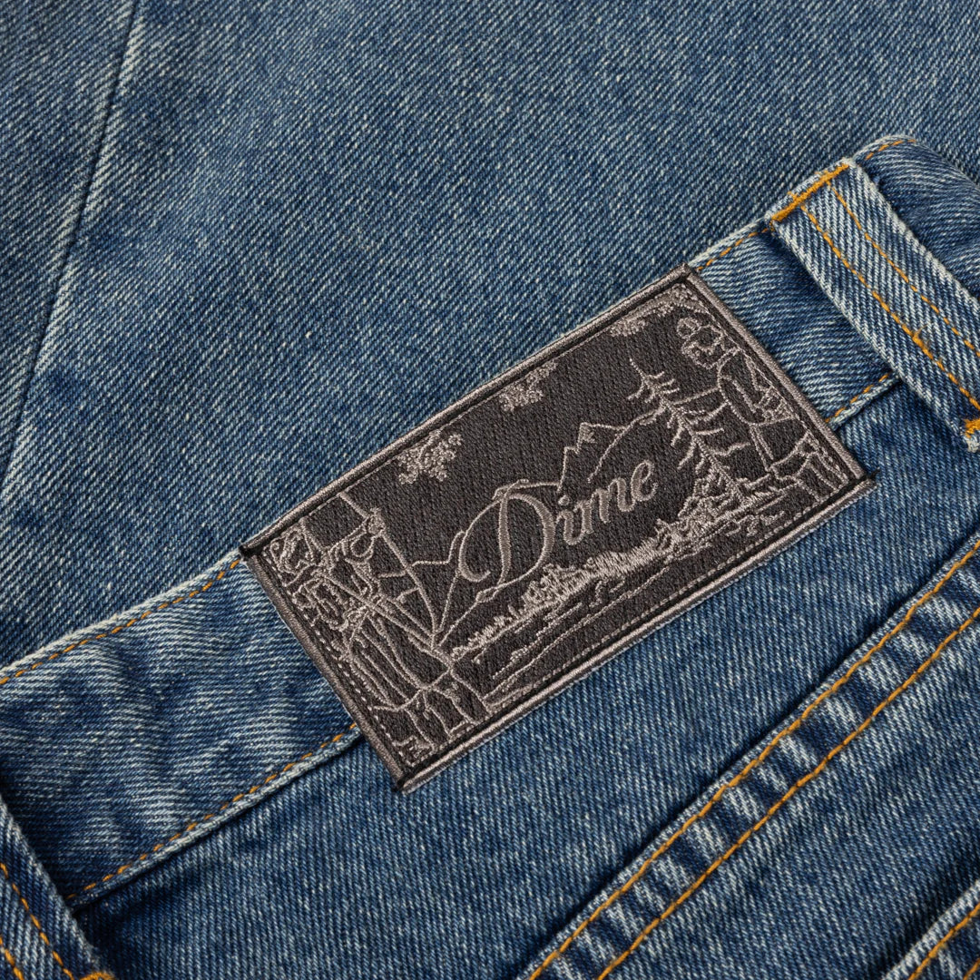Dime Straight Denim Pants - Stone Washed | 35th North