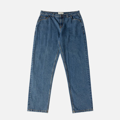 Dime Straight Denim Pants - Stone Washed
