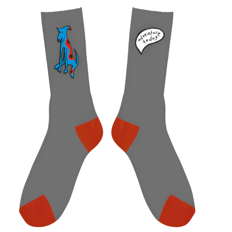 Foundation Adventure Emb Youth Socks