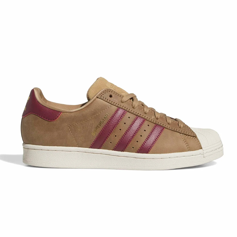 Adidas Superstar ADV Shoes - Cardboard/Shadow Red/Gold Metallic