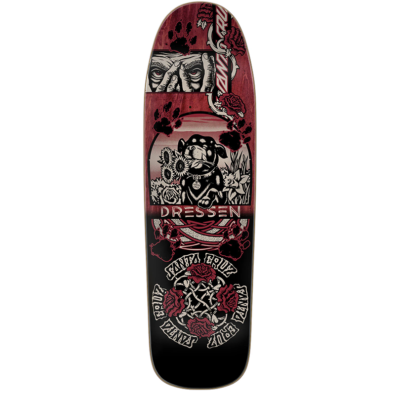 Santa Cruz Dressen Evo Pro Shaped Skateboard Deck Size 9.3