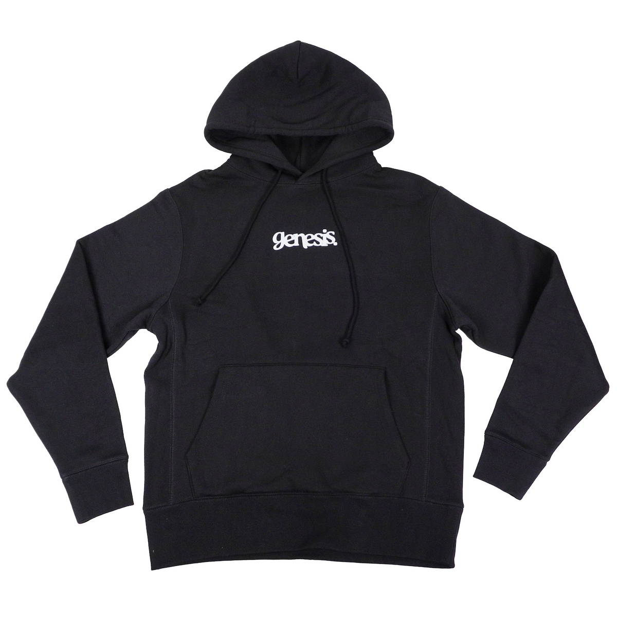 Genesis Text Hoodie - Black