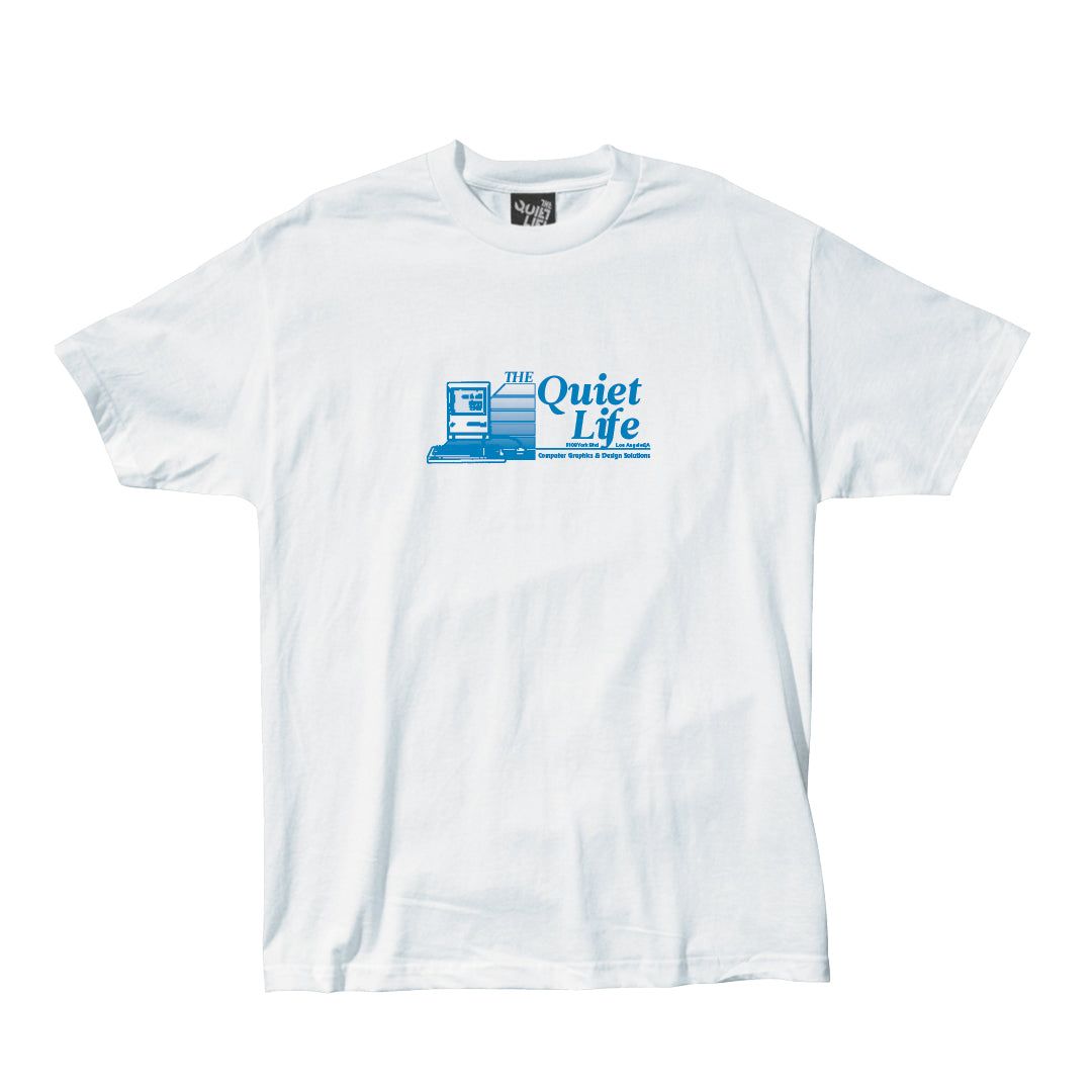 The Quiet Life Computer Graphics Tee - White
